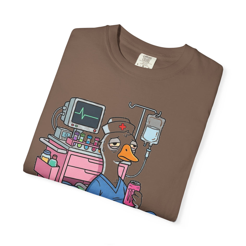 I'm About To Crash Out Shirt, Funny Night Shift Goose Nurse Tee, Burnt Out RN Shirt, Nurse Gift