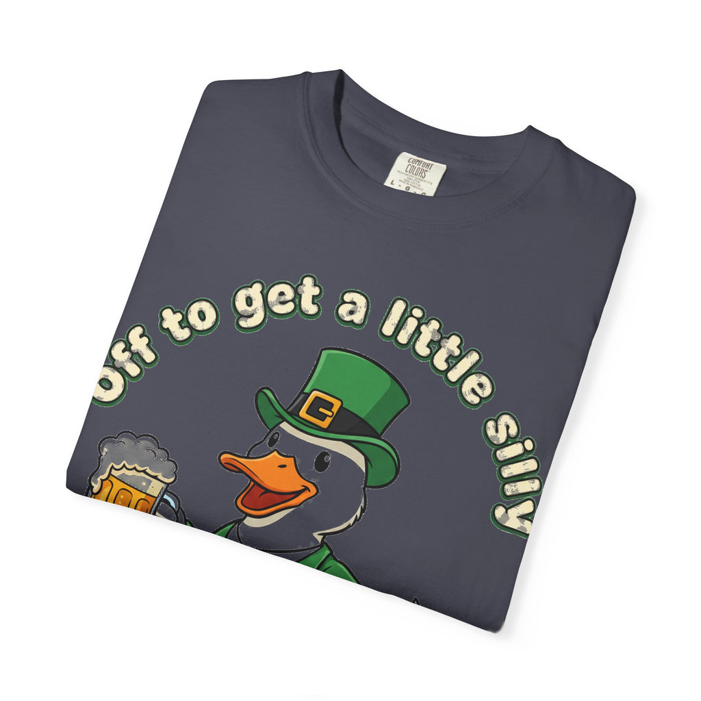 Off To Get A Little Silly Duck Shirt, Leprechaun Suit Beer Duck Tee, Funny St Patricks Day Shirt, Irish Gift