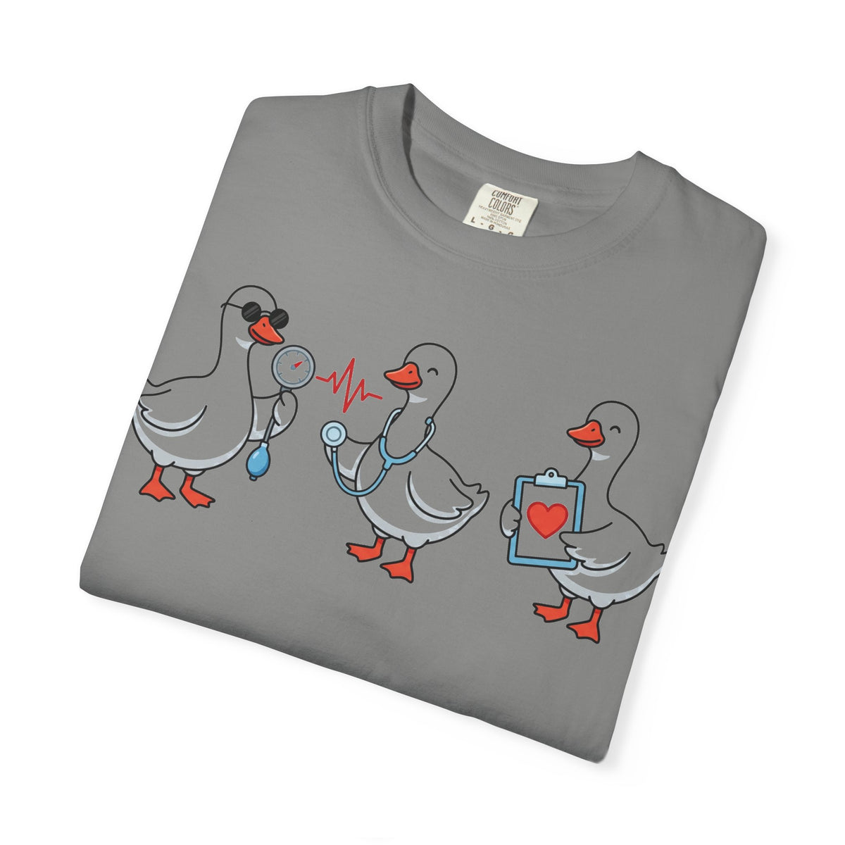 Silly Goose Nurse Squad Shirt, Funny Nurse Geese Tee, Stethoscope Goose Shirt, Nurse Team Gift
