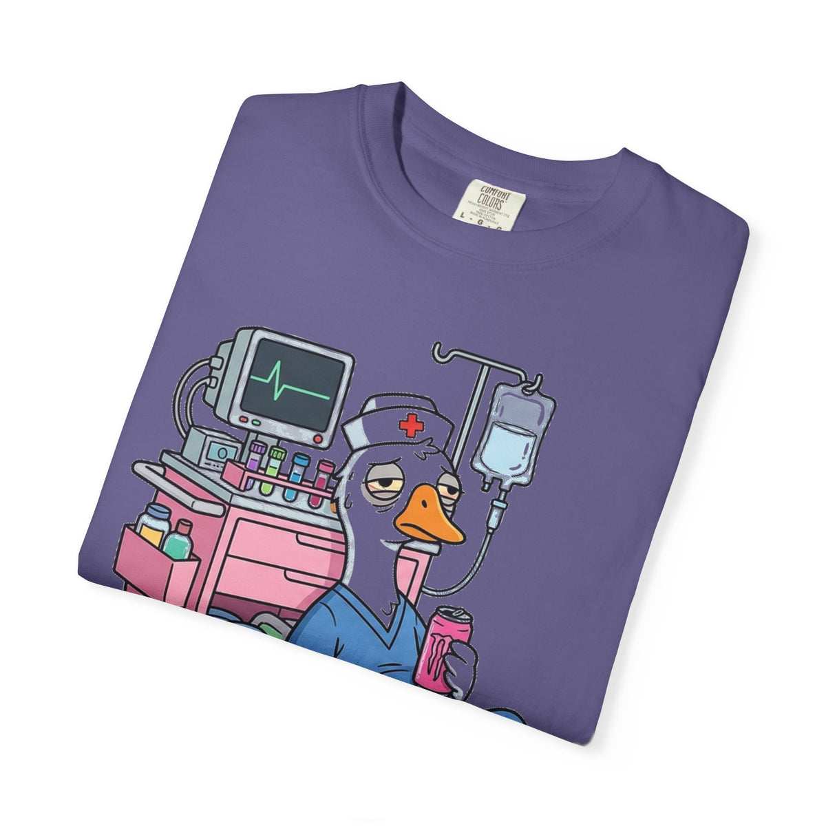 I'm About To Crash Out Shirt, Funny Night Shift Goose Nurse Tee, Burnt Out RN Shirt, Nurse Gift