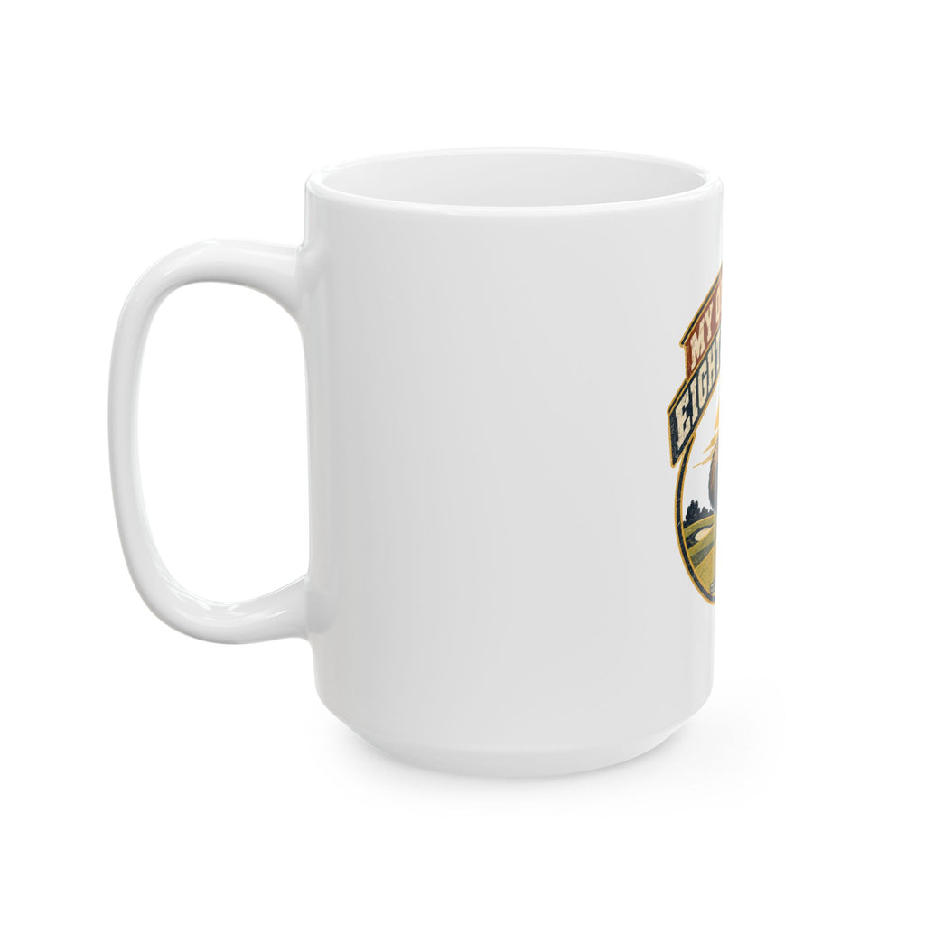 My Office Has Eighteen Holes Mug, Funny Retirement Gift for Coworker, Retired Christmas Gift, Coffee Mug 11oz 15oz