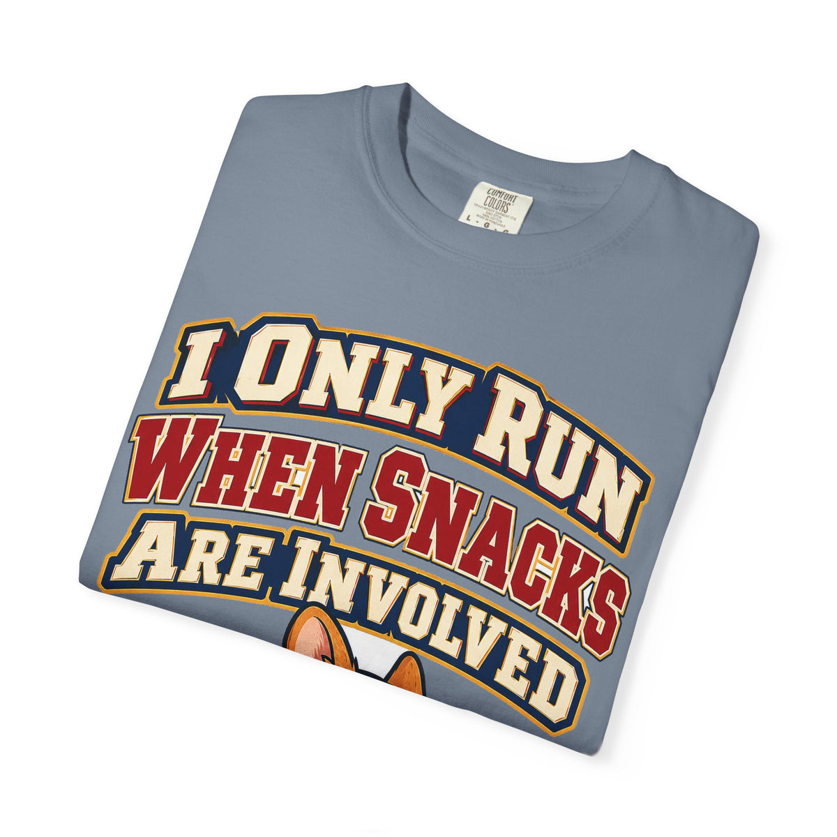Funny Gym Shirt I Only Run When Snacks Are Involved Corgi Shirt, Funny Running Gift