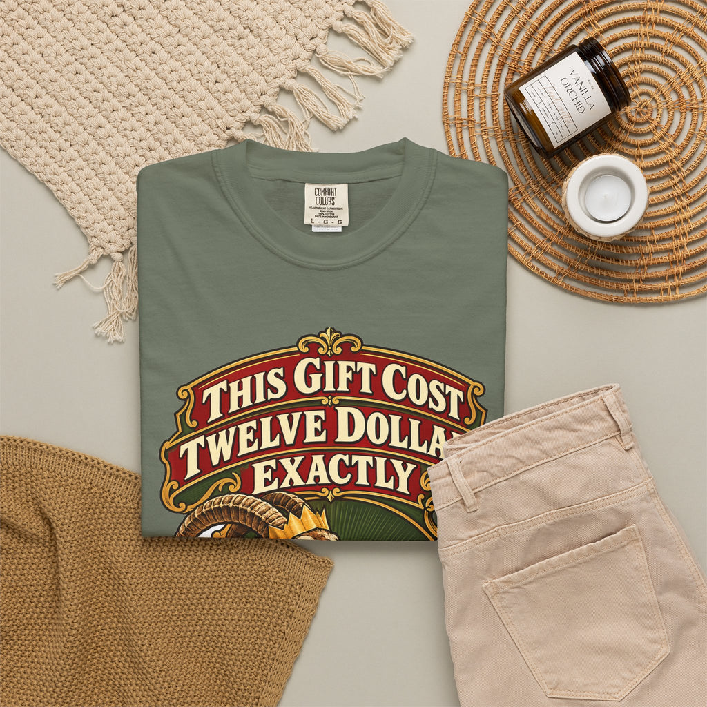 White Elephant Gift This Gift Cost Twelve Dollars Exactly Shirt, Funny Gift Exchange Gift, Christmas Gift, Funny Shirt
