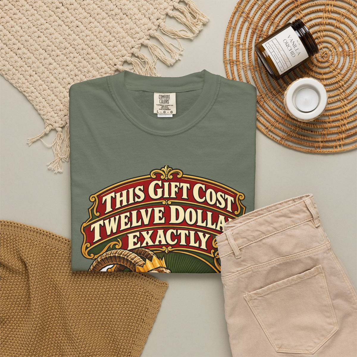 White Elephant Gift This Gift Cost Twelve Dollars Exactly Shirt, Funny Gift Exchange Gift, Christmas Gift, Funny Shirt