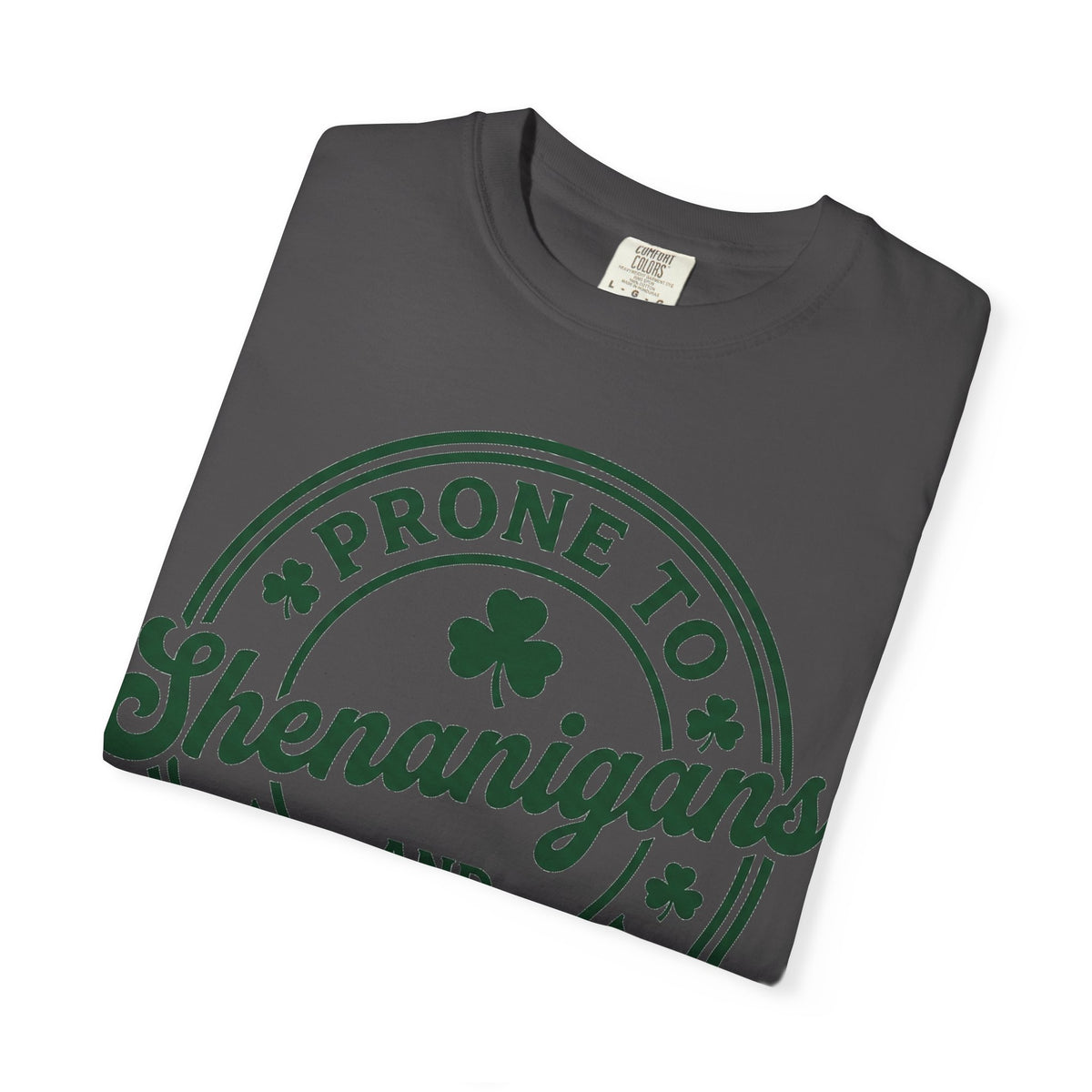 Prone To Shenanigans And Malarkey Bold Shirt, Irish Stamp Badge Tee, Funny St Patricks Shirt, Irish Gift