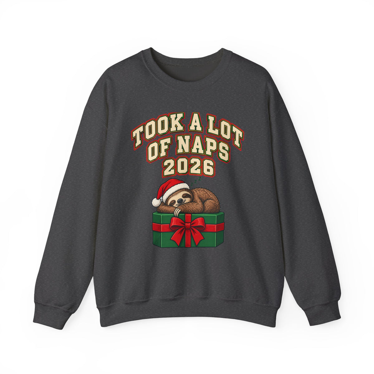Funny Christmas Ornament Took A Lot Of Naps 2026 Mug Sweatshirt Dated Keepsake Gift for Dad New Parent Tired Mom Sloth
