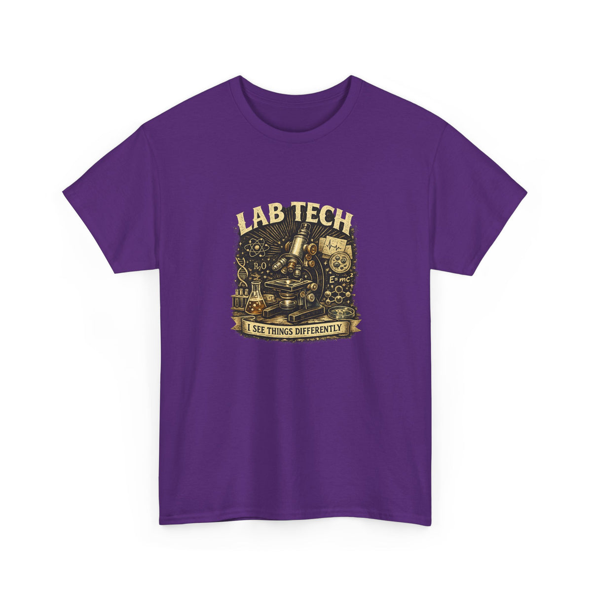 Lab Tech T-Shirt — "I Make Things Different" Vintage Science Tee