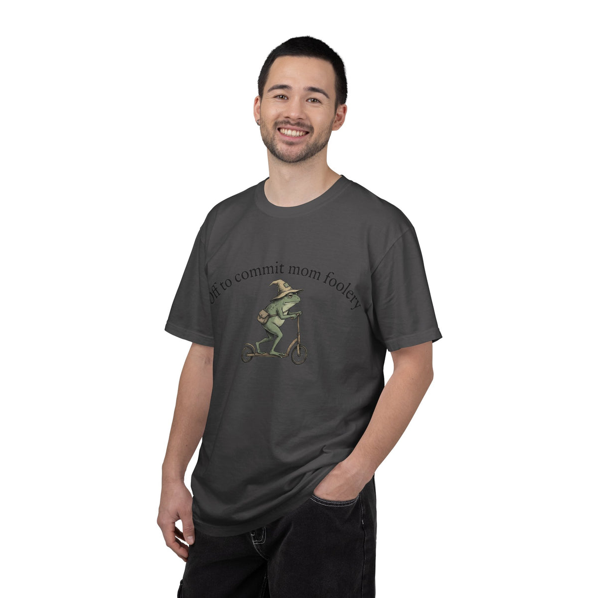 Off To Commit Mom Foolery Shirt, Funny Witch Frog Scooter Tee, Sarcastic Mom Shirt, Mom Humor Gift