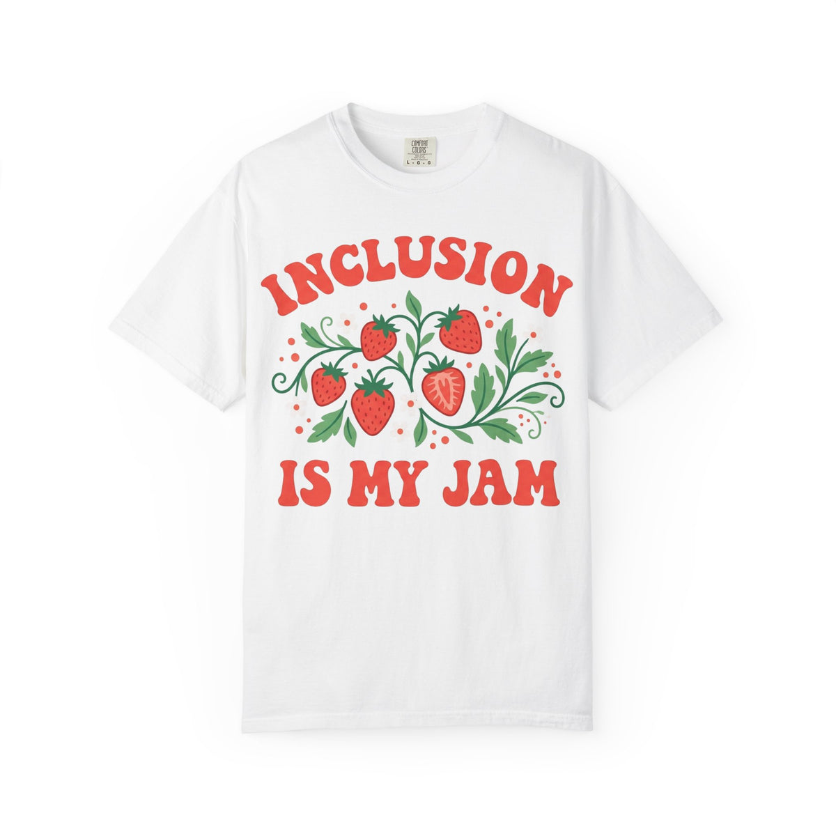 Inclusion Is My Jam Shirt, Strawberry SPED Teacher Tee, Retro Inclusion Shirt, Special Education Gift
