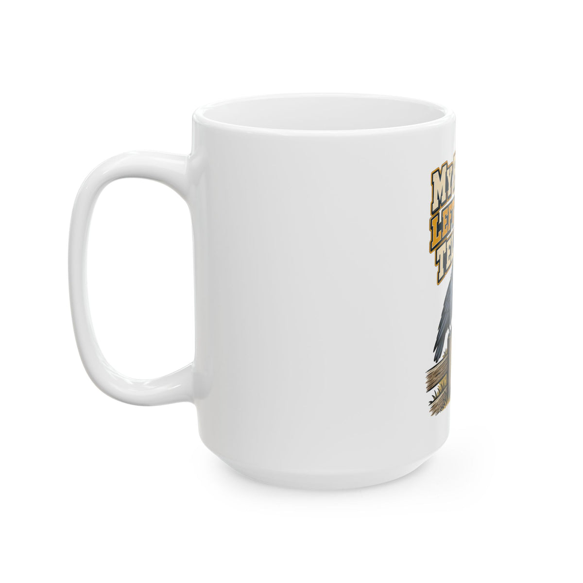 My Patience Left Without Telling Me Mug, Funny Sarcastic Gift for Coworker, Secret Santa Gift, Coffee Mug 11oz 15oz