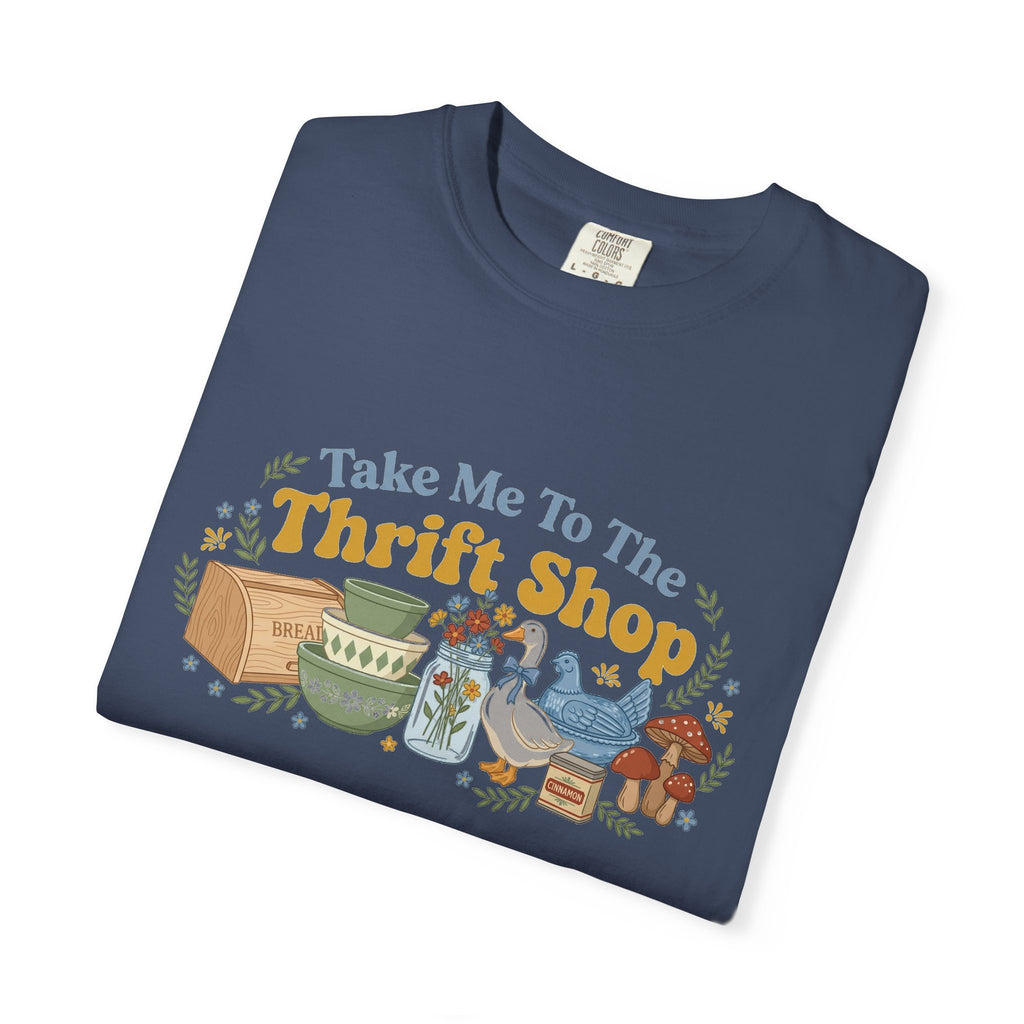 Take Me To The Thrift Shop Wide Shirt, Retro Thrift Finds Tee, Vintage Pyrex Shirt, Thrifter Gift