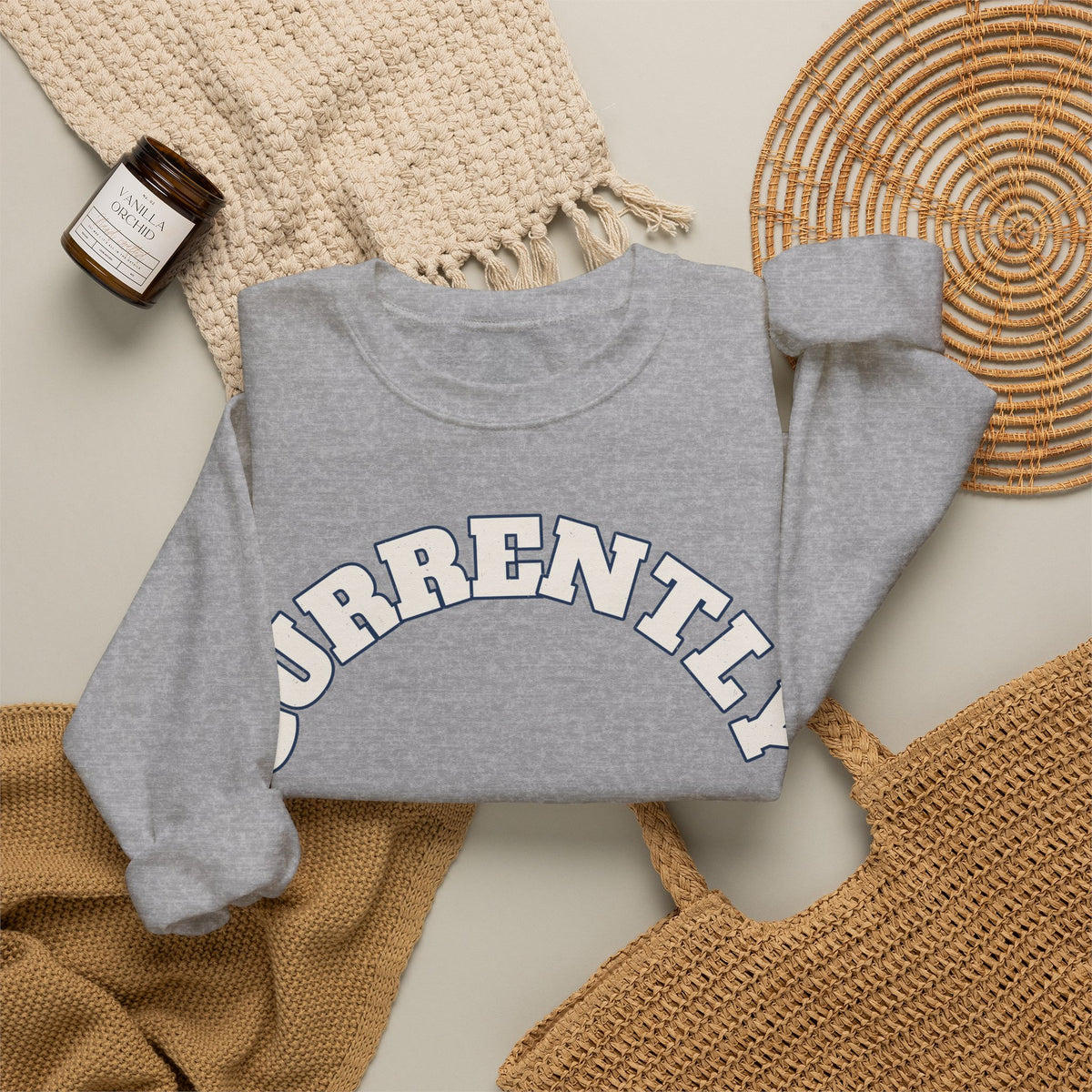 Funny Sayings Sweatshirts For Women Currently Unsupervised | Funny Sarcasm Sweatshirt | Sarcastic Quote Sweatshirt | Gift