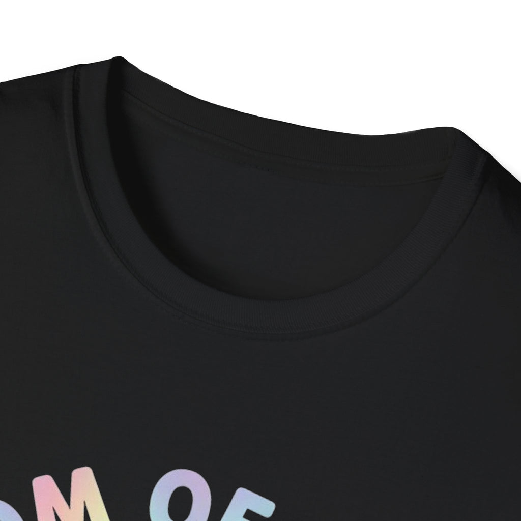 Mom of the Birthday Girl T-Shirt — Pastel Circle Birthday Mom Tee