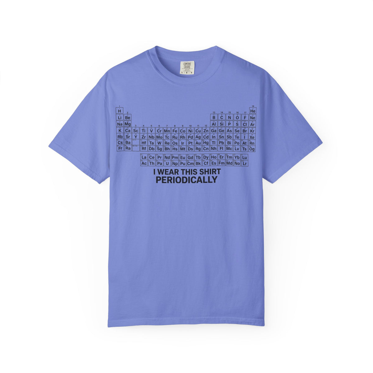 I Wear This Shirt Periodically Shirt, Funny Periodic Table Chemistry Tee, Science Teacher Shirt, Nerd Gift
