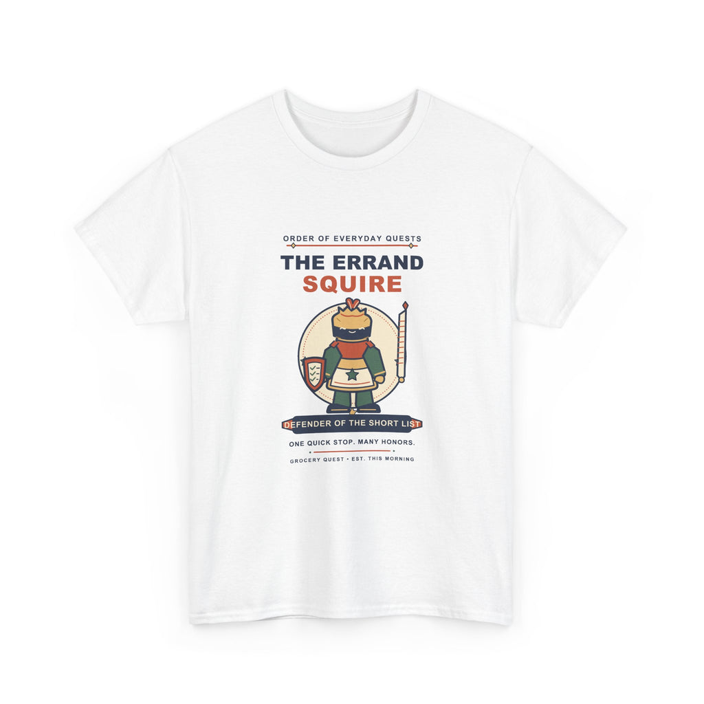 The Errand Squire Tee | Funny Grocery Knight Shirt
