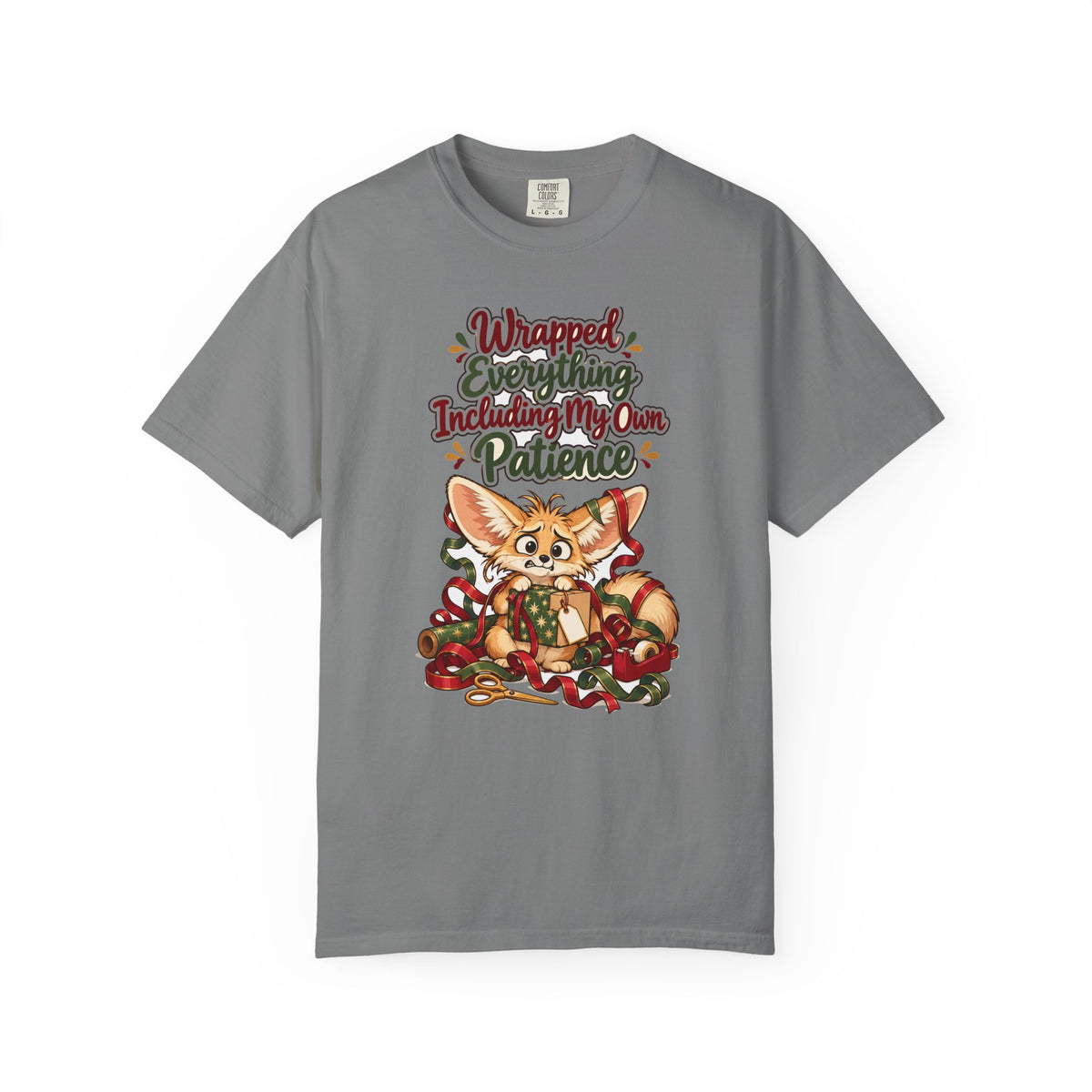 Funny Christmas Mom Shirt Wrapped Everything Including My Own Patience Shirt, Funny Mom Gift, Christmas Gift, Funny Shirt