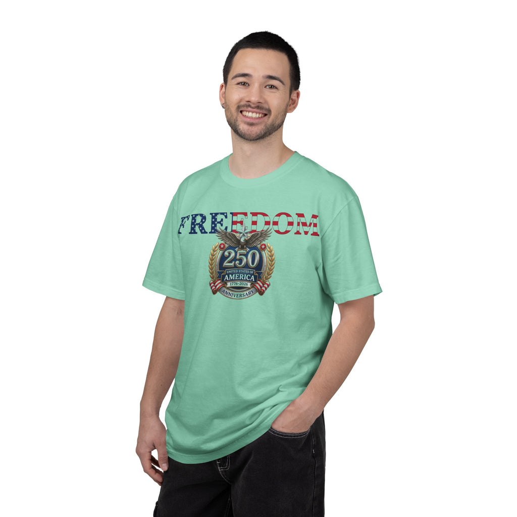 Freedom America 250 Shirt, Semiquincentennial 1776-2026 Tee, Patriotic Anniversary Shirt, Fourth Of July Gift