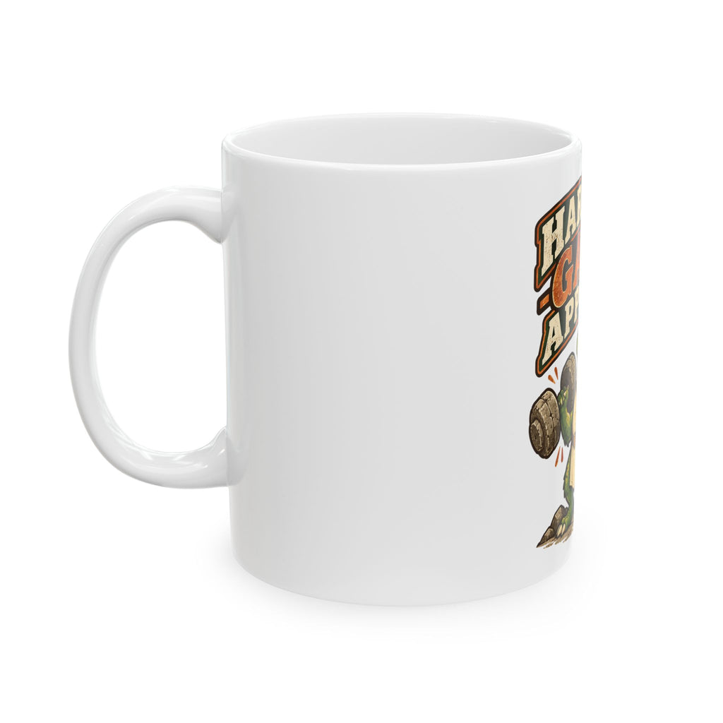 Hark The Gains Approach Mug, Funny Gym Lover Gift for Him Her, Workout Christmas Gift, Coffee Mug 11oz 15oz