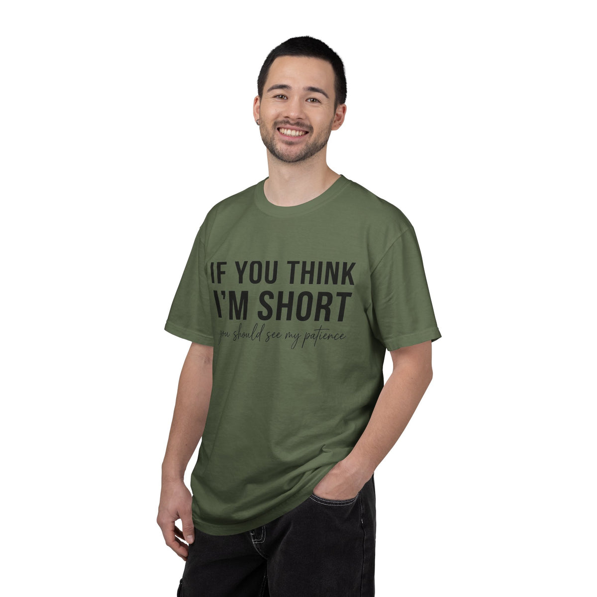 If You Think I'm Short You Should See My Patience Shirt, Funny Sarcastic Tee, Short Girl Humor Shirt, Friend Gift