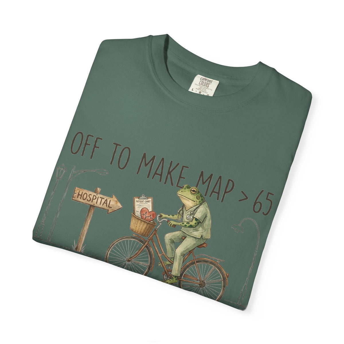 Off To Make MAP Over 65 Shirt, Funny ICU Nurse Frog Tee, Critical Care Nurse Shirt, RN Gift
