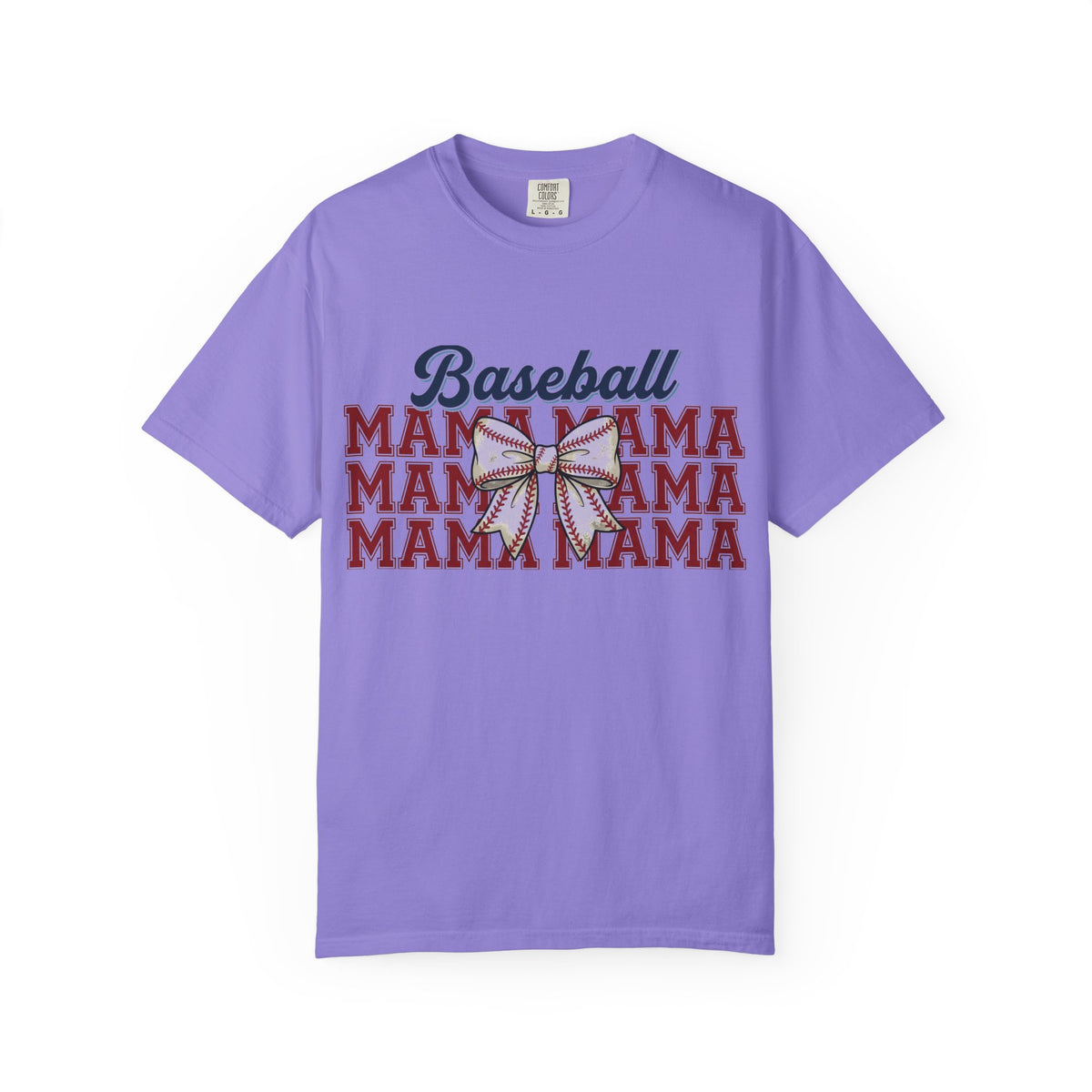 Baseball Mama Three Row Shirt, Varsity Repeat Mama Tee, Baseball Bow Mom Shirt, Little League Gift