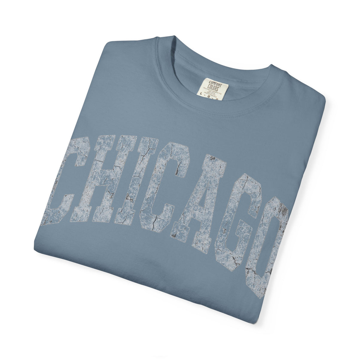 Chicago Vintage Shirt, Distressed Varsity Chicago Tee, Illinois Home City Shirt, Chicago Gift