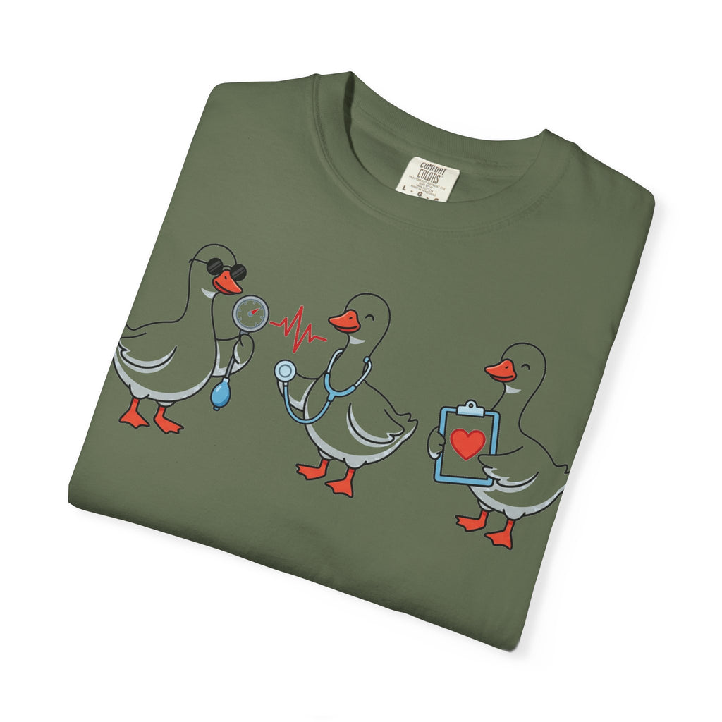 Silly Goose Nurse Squad Shirt, Funny Nurse Geese Tee, Stethoscope Goose Shirt, Nurse Team Gift