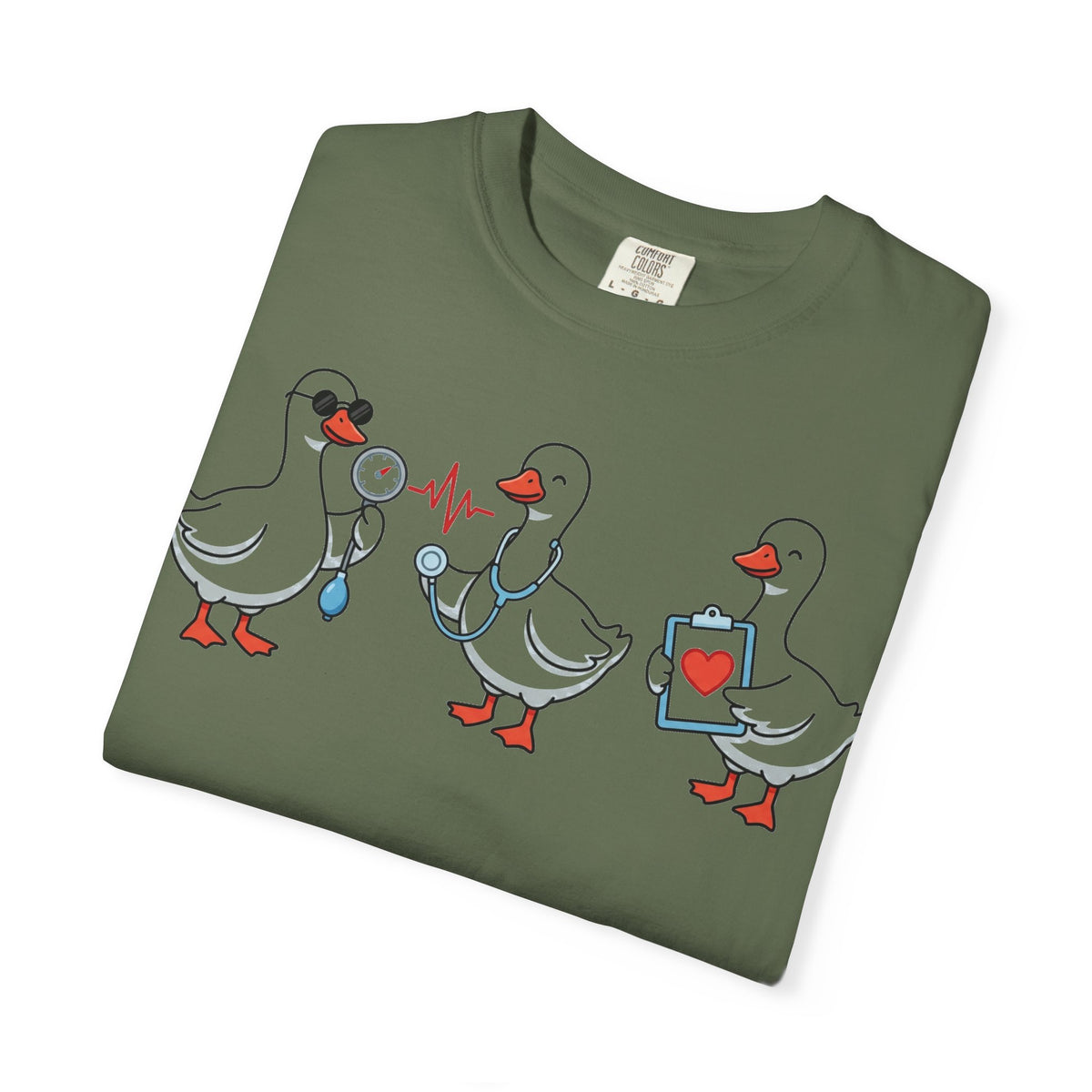 Silly Goose Nurse Squad Shirt, Funny Nurse Geese Tee, Stethoscope Goose Shirt, Nurse Team Gift