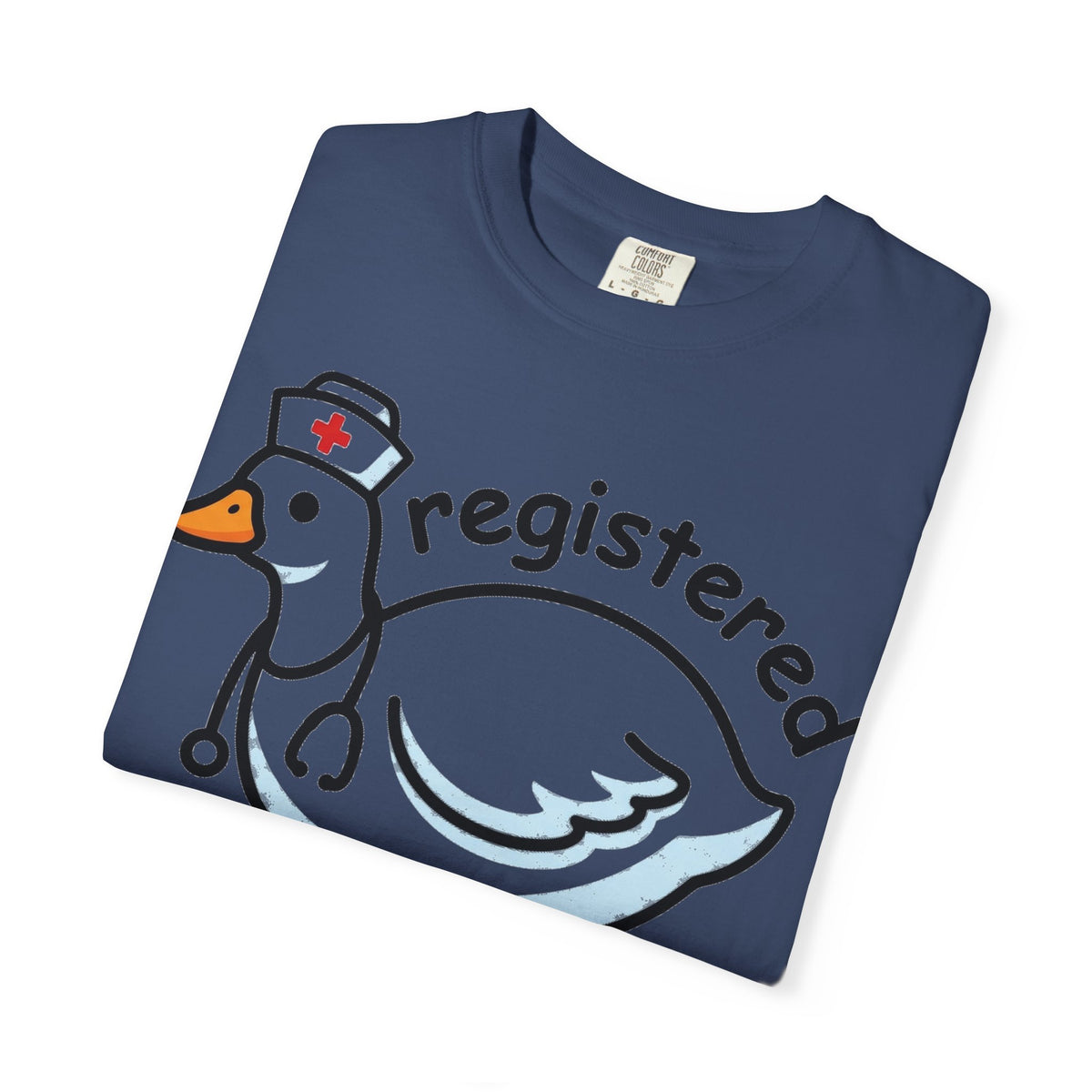 Registered Silly Goose Wide Shirt, Long Neck Nurse Goose Tee, Funny Nurse Shirt, RN Gift