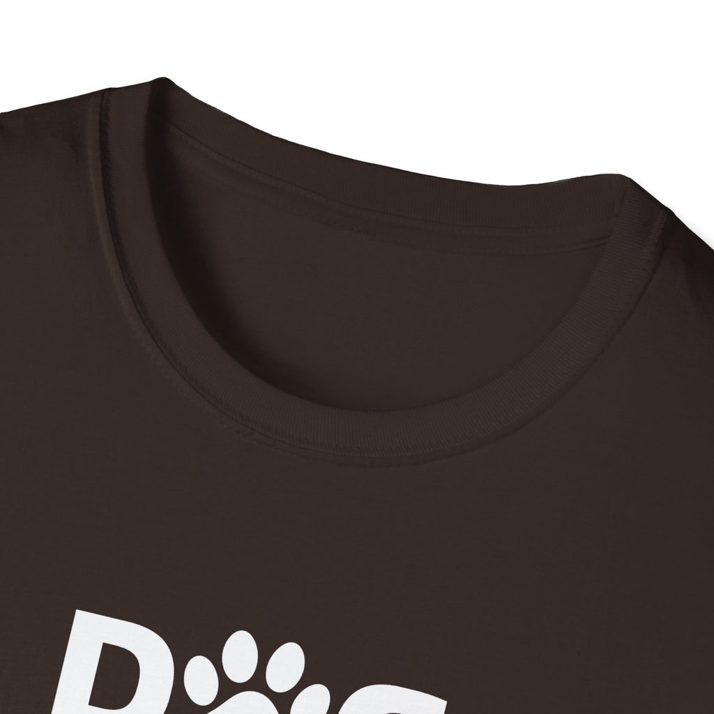 Dog Dad T-Shirt — Paw Print Graphic Tee for Pet Owners