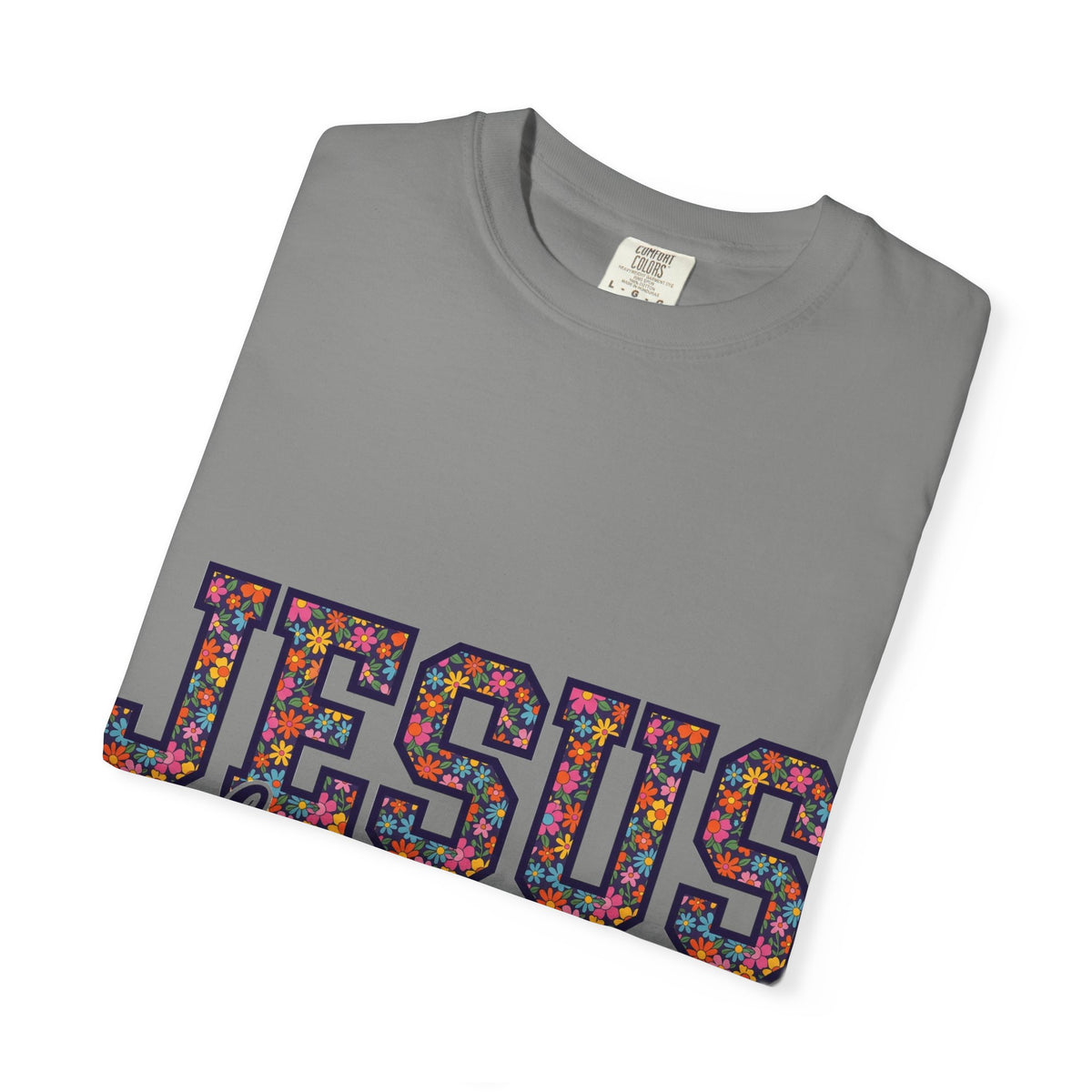 Jesus Loves You Shirt, Floral Varsity Christian Tee, Faith Statement Shirt, Church Gift