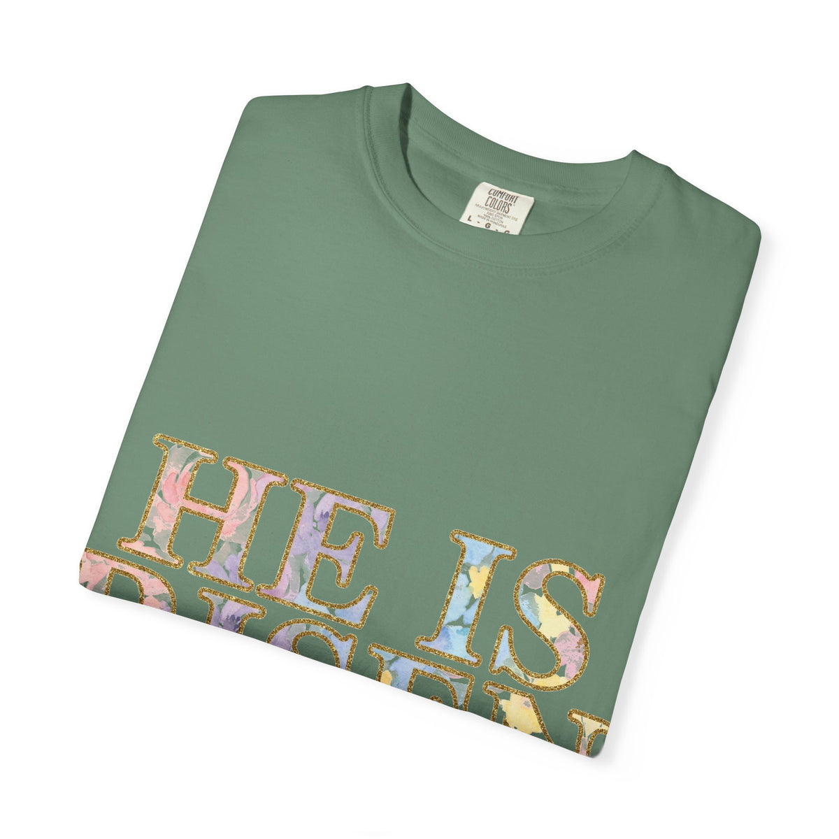 He Is Risen Shirt, Matthew 28:6 Easter Tee, Watercolor Christian Easter Shirt, Faith Gift