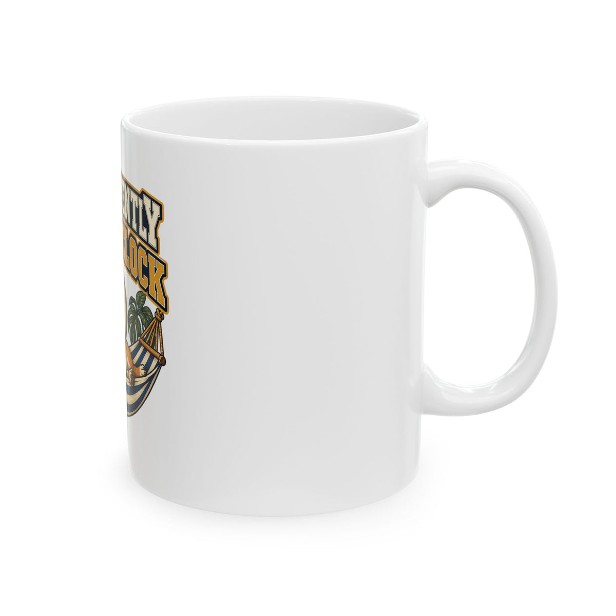 Permanently Off The Clock Mug, Funny Retirement Gift for Coworker, Retired Christmas Gift, Coffee Mug 11oz 15oz