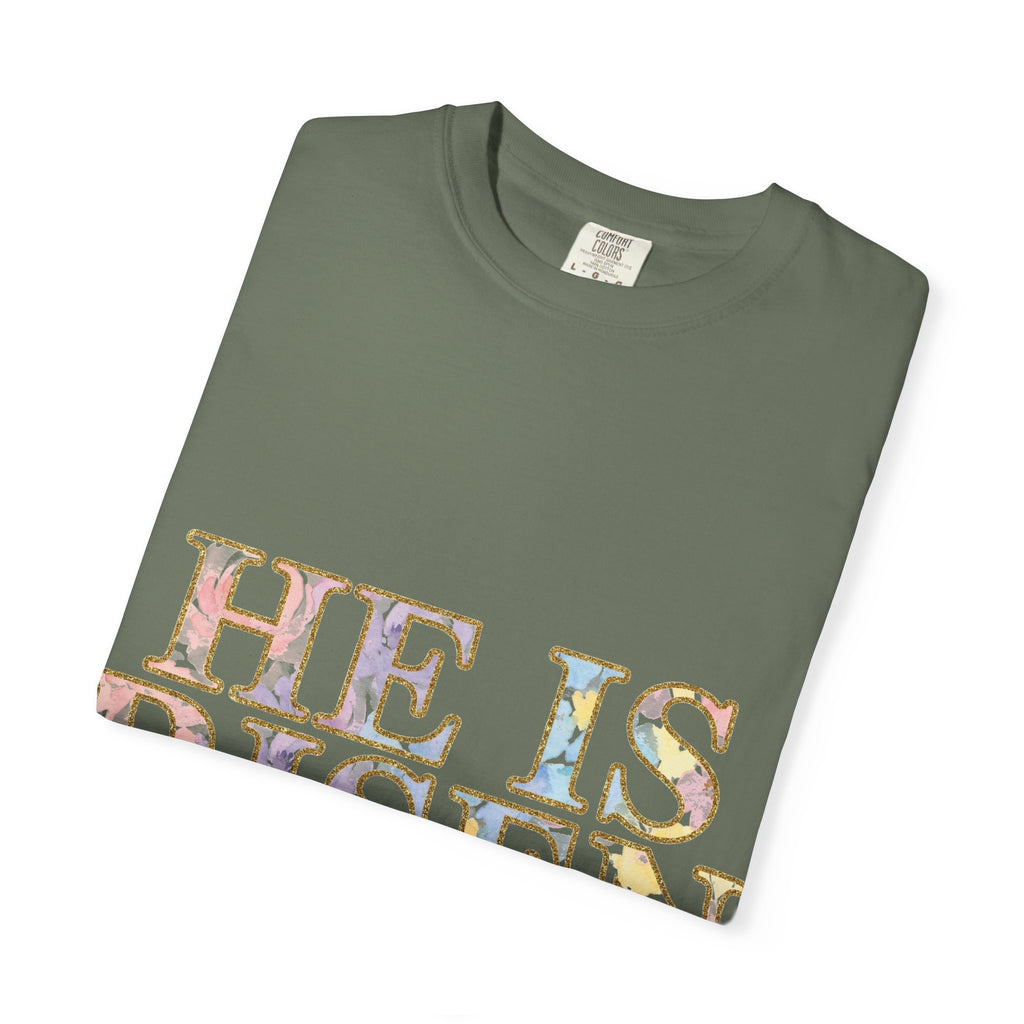 He Is Risen Shirt, Matthew 28:6 Easter Tee, Watercolor Christian Easter Shirt, Faith Gift