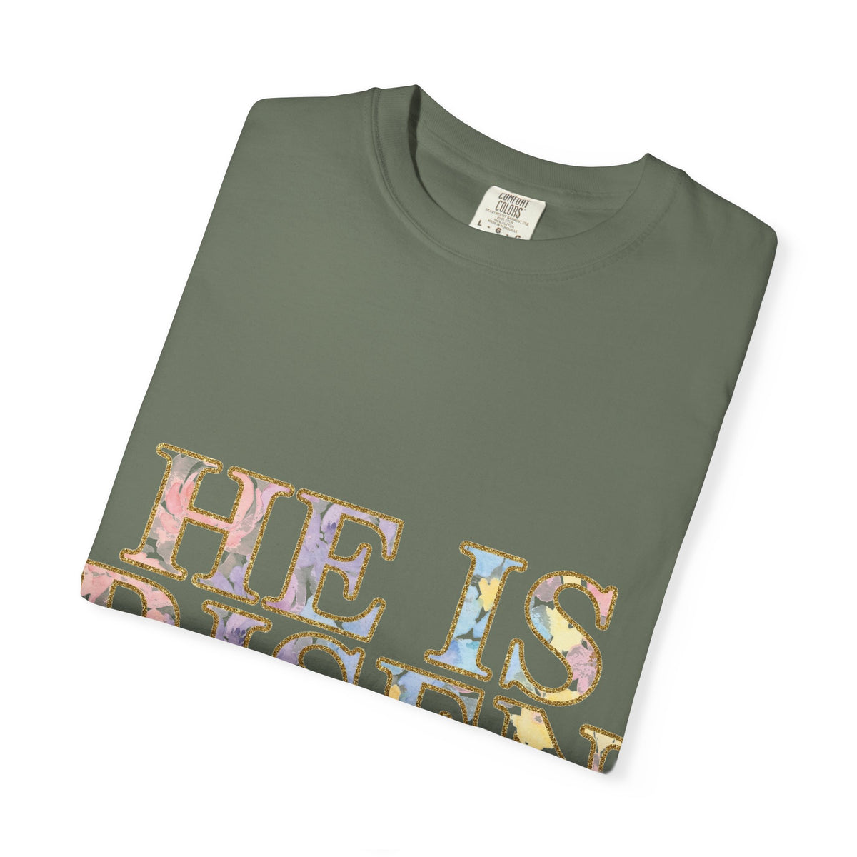 He Is Risen Shirt, Matthew 28:6 Easter Tee, Watercolor Christian Easter Shirt, Faith Gift