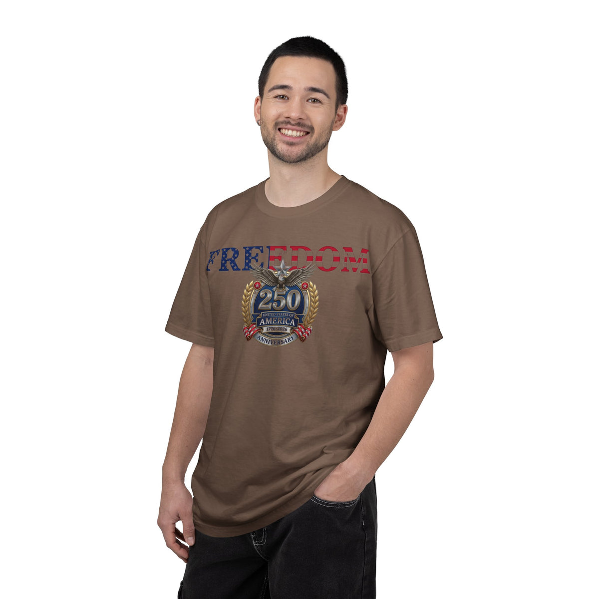 Freedom America 250 Shirt, Semiquincentennial 1776-2026 Tee, Patriotic Anniversary Shirt, Fourth Of July Gift