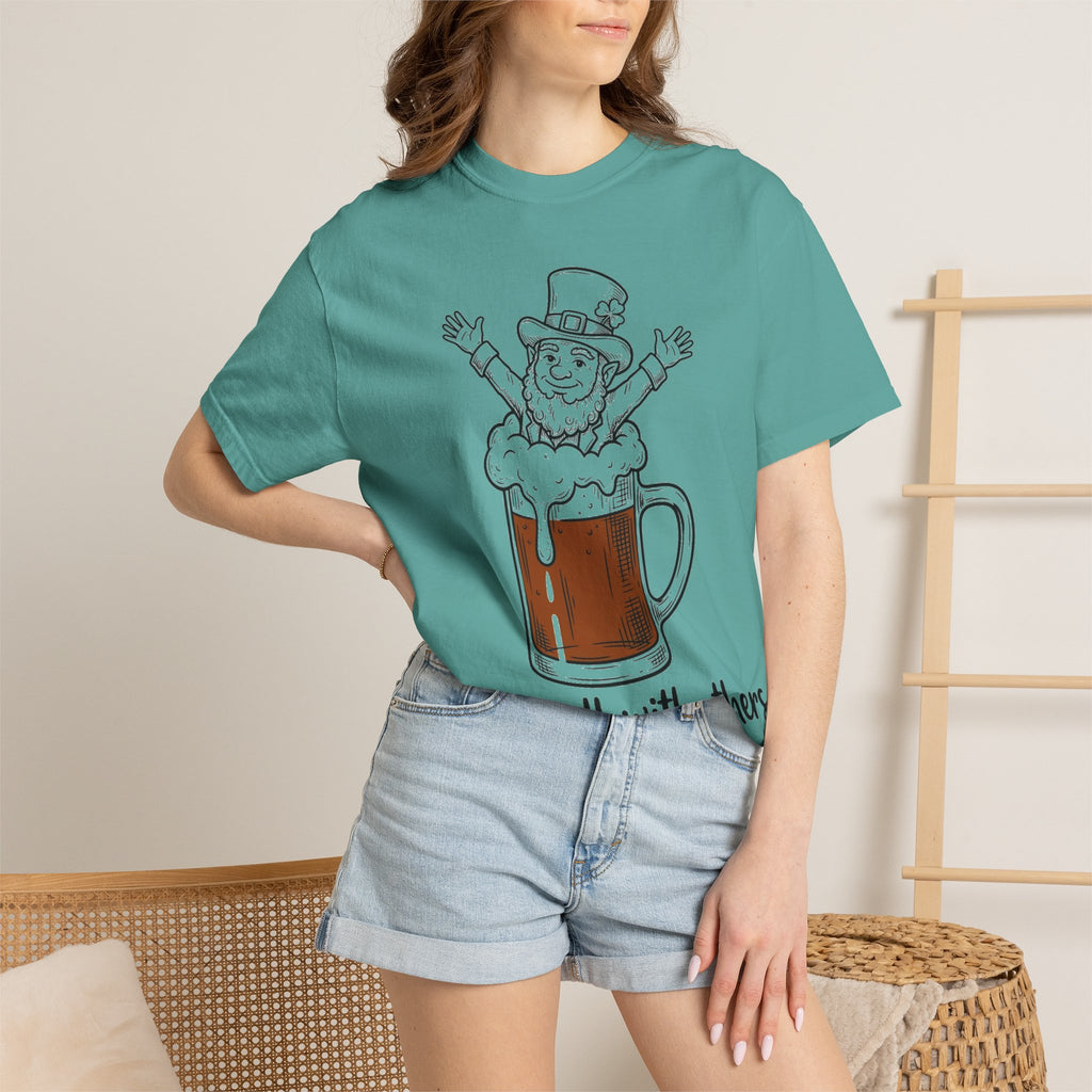 Drinks Well With Others Shirt, Funny Leprechaun Beer Tee, St Patricks Day Pub Shirt, Irish Gift
