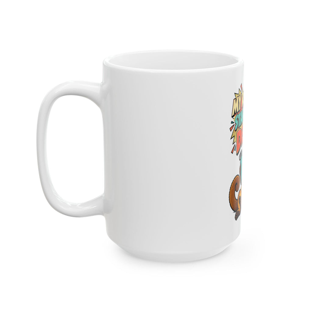 My Resolution Starts After Dessert Mug, Funny Gym Lover Christmas Gift, Secret Santa Stocking Stuffer, 11oz 15oz Coffee Mug
