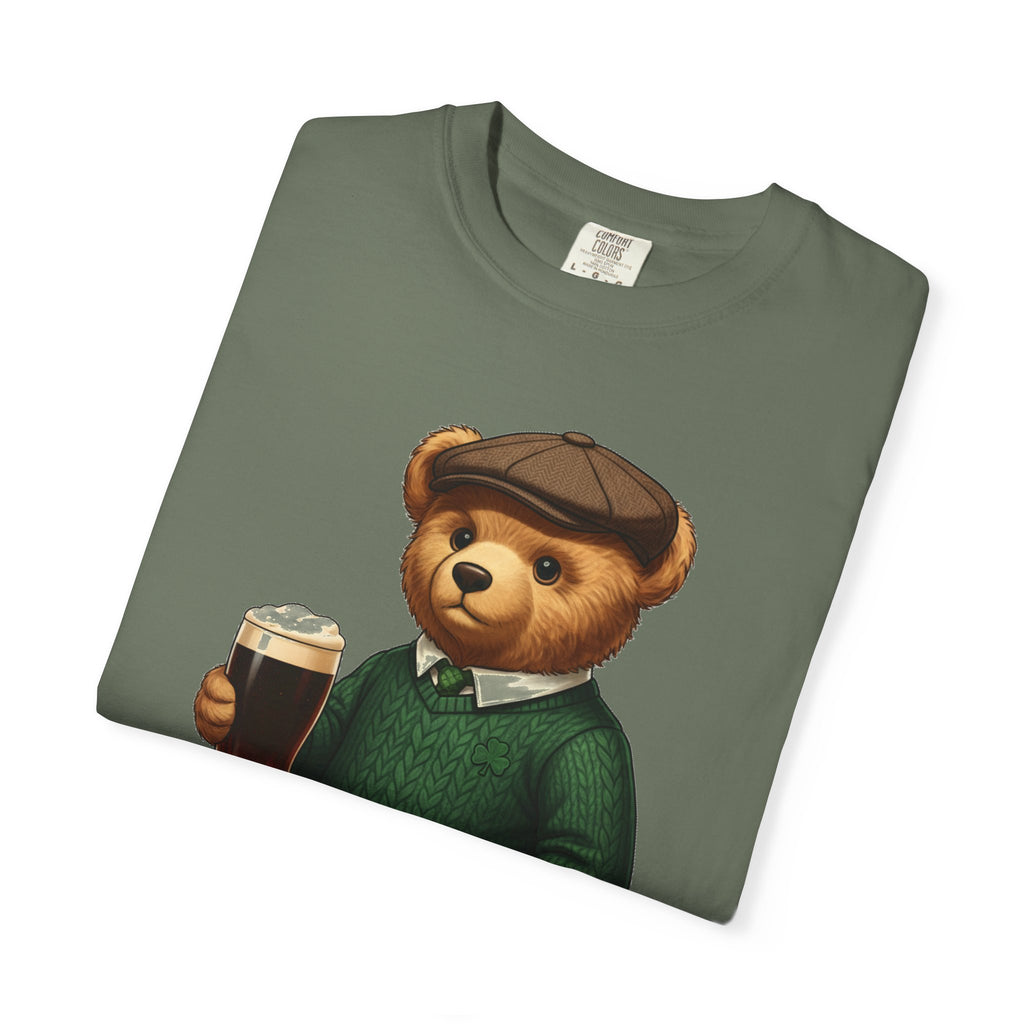 Irish Teddy Bear Pint Shirt, Shamrock Sweater Bear Tee, St Patricks Day Pub Shirt, Irish Gift