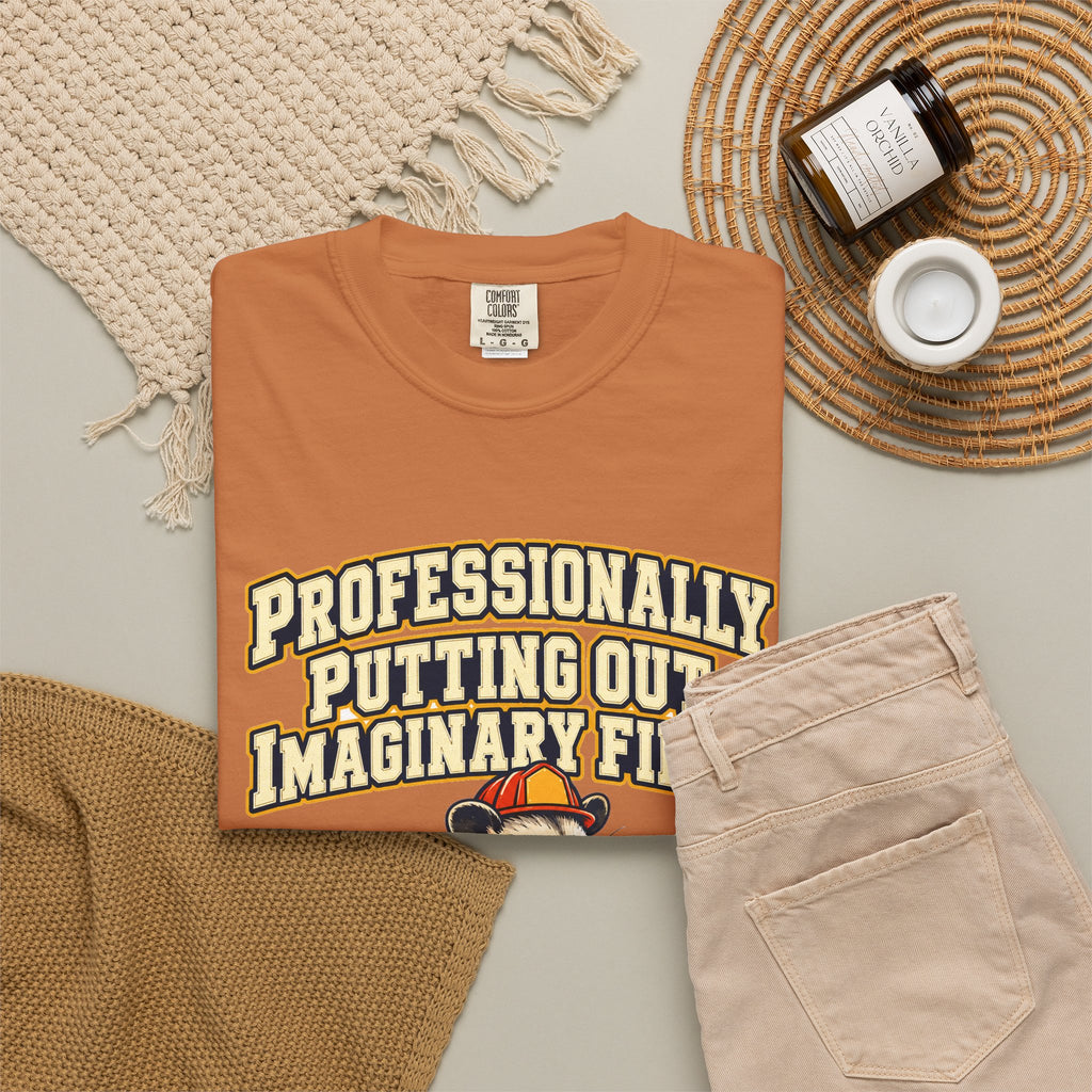 Professionally Putting Out Imaginary Fires Shirt | funny coworker gift