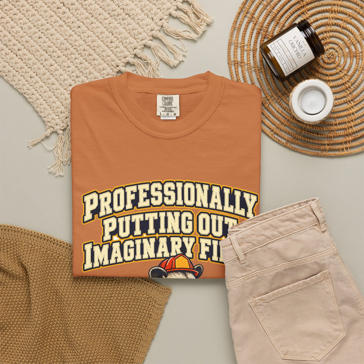 Professionally Putting Out Imaginary Fires Shirt | funny coworker gift