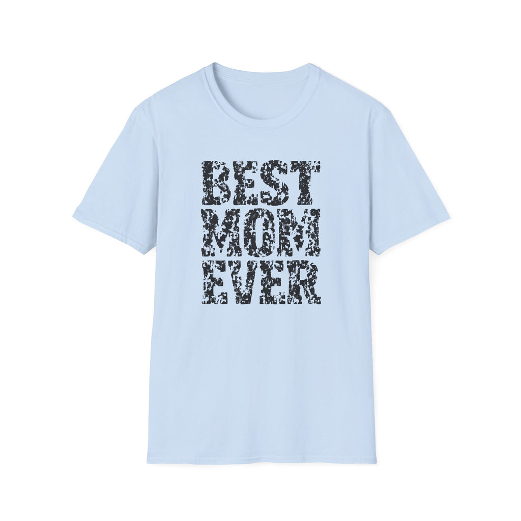 Best Mom Ever Shirt, Distressed Block Letter Mom Tee, Mothers Day Gift