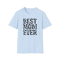 Best Mom Ever Shirt, Distressed Block Letter Mom Tee, Mothers Day Gift