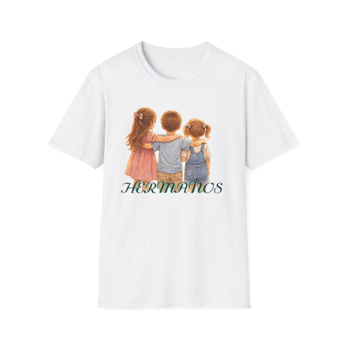 Hermanos Shirt, Siblings Spanish Graphic Tee, Brother Sister Gift