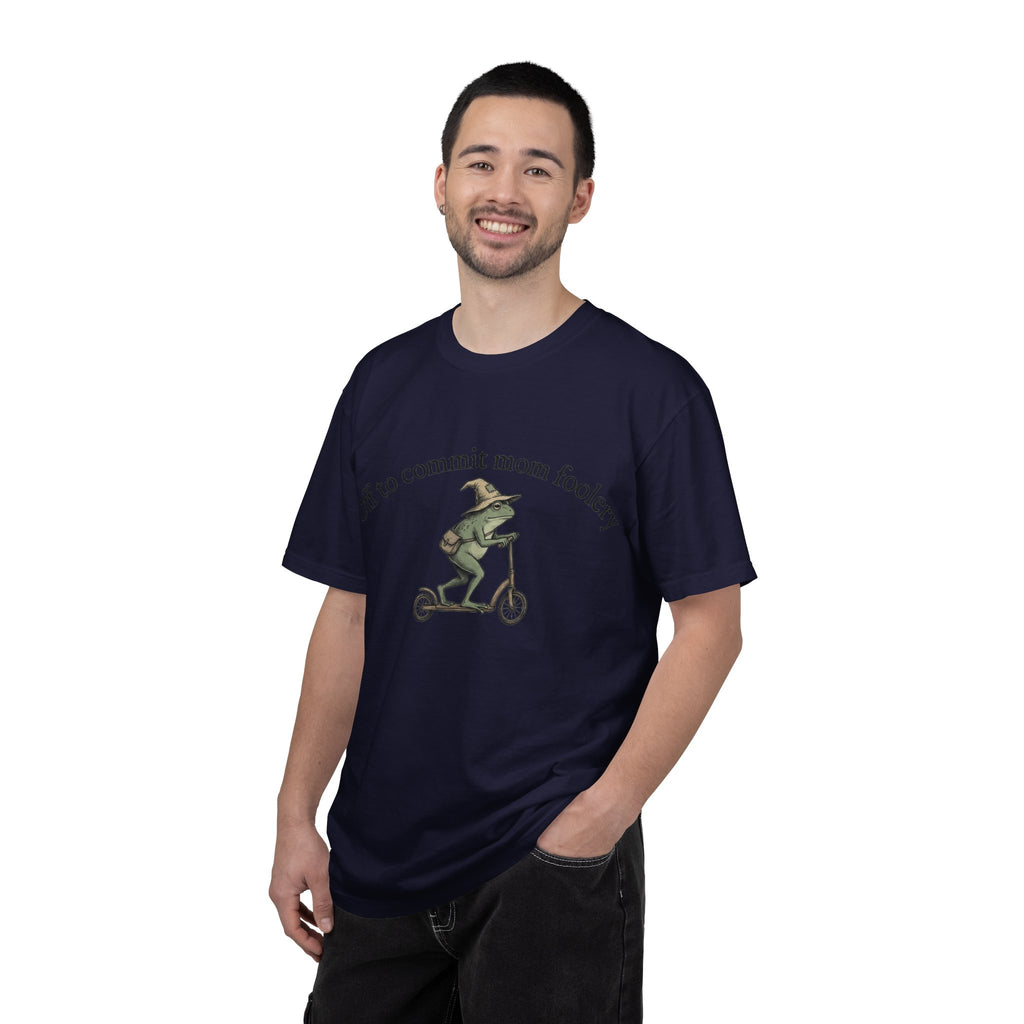 Off To Commit Mom Foolery Shirt, Funny Witch Frog Scooter Tee, Sarcastic Mom Shirt, Mom Humor Gift