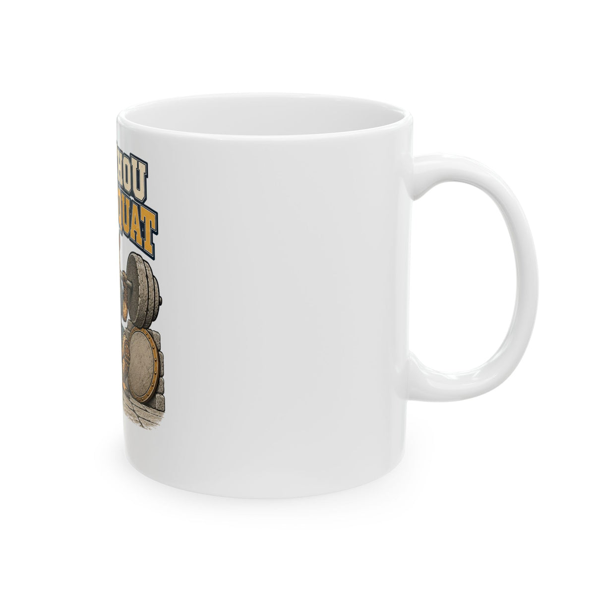 Dost Thou Even Squat Mug, Funny Gym Lover Gift for Him Her, Workout Christmas Gift, Coffee Mug 11oz 15oz