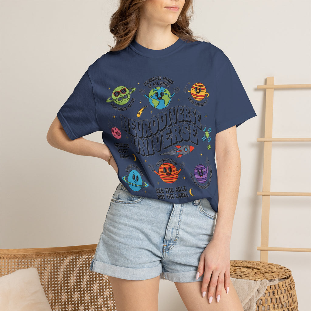 Neurodiverse Universe Bold Shirt, Celebrate Minds Of All Kinds Tee, Neurodiversity Pride Shirt, Advocate Gift