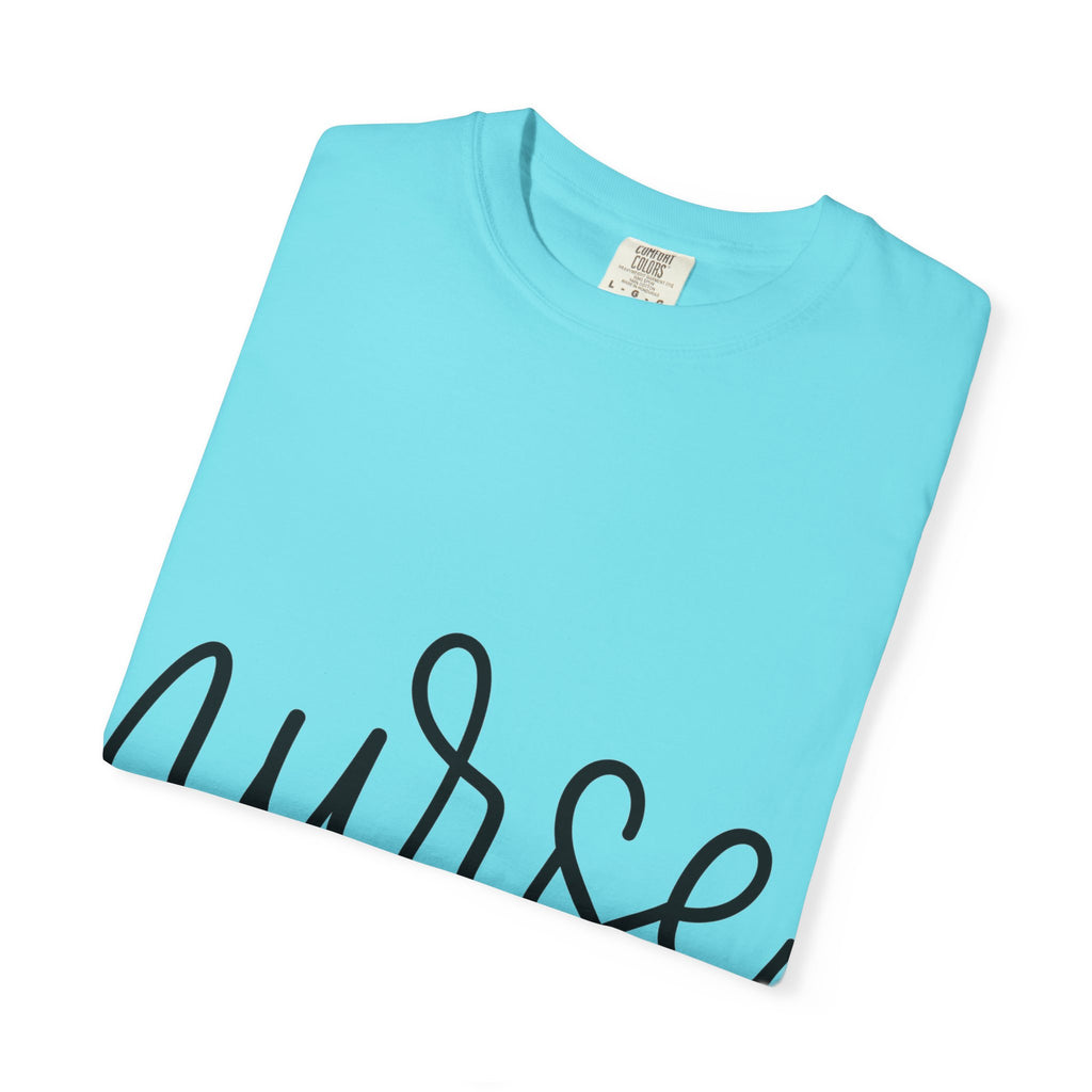 Nurse Script Shirt, Hand Lettered Nurse Heart Tee, Minimal RN Shirt, Nurse Gift