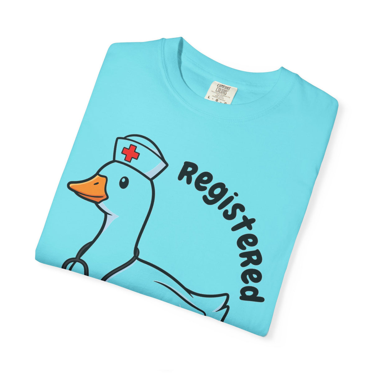 Registered Silly Goose Curved Shirt, Nurse Goose Stethoscope Tee, Funny Nurse Shirt, RN Gift