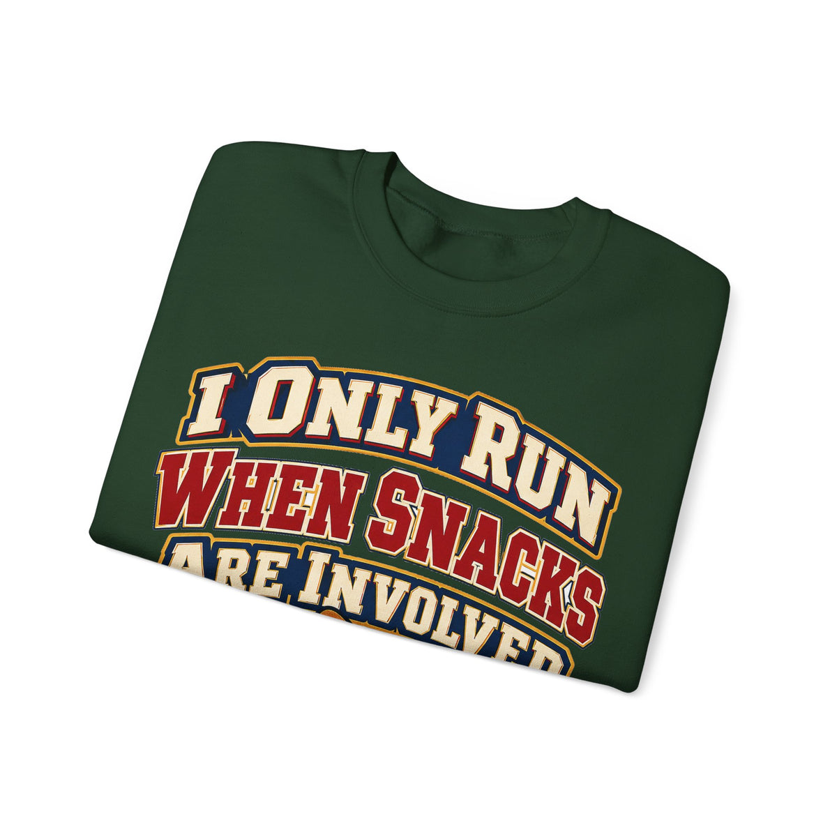 Funny Gym Sweatshirt I Only Run When Snacks Are Involved Corgi Sweatshirt, Funny Running Gift